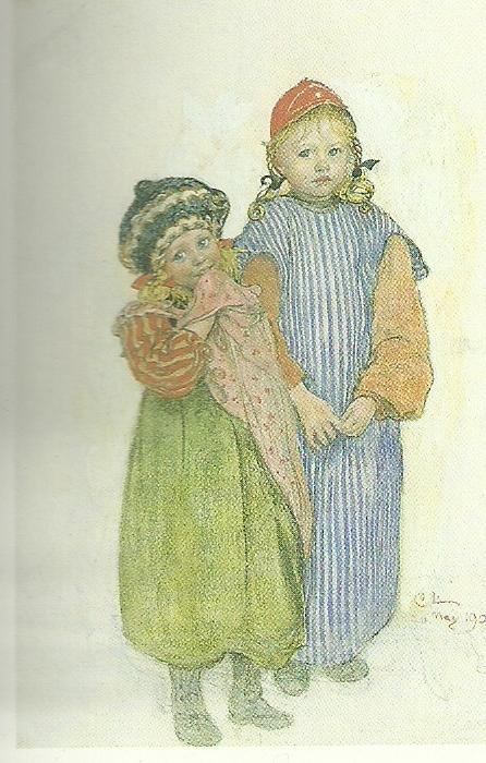 Carl Larsson snickare hellbergs ungar Germany oil painting art